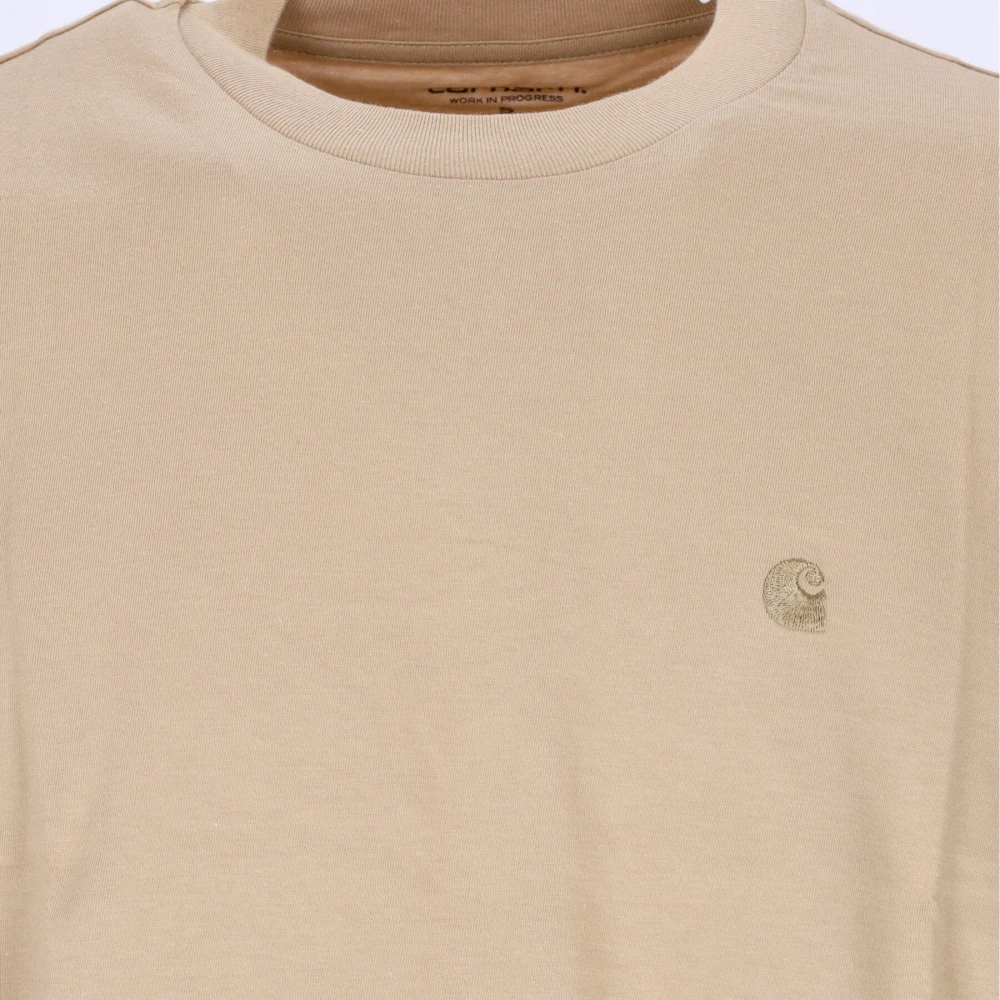 Carhartt WIP Wit Dames Tee Korte Mouw Beige Heren