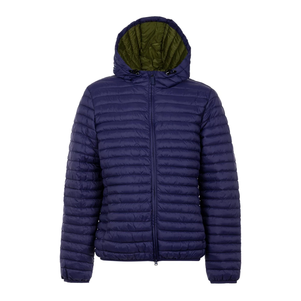 Invicta Heren Blauwe Gewatteerde Jas Winterstijl Blue Heren