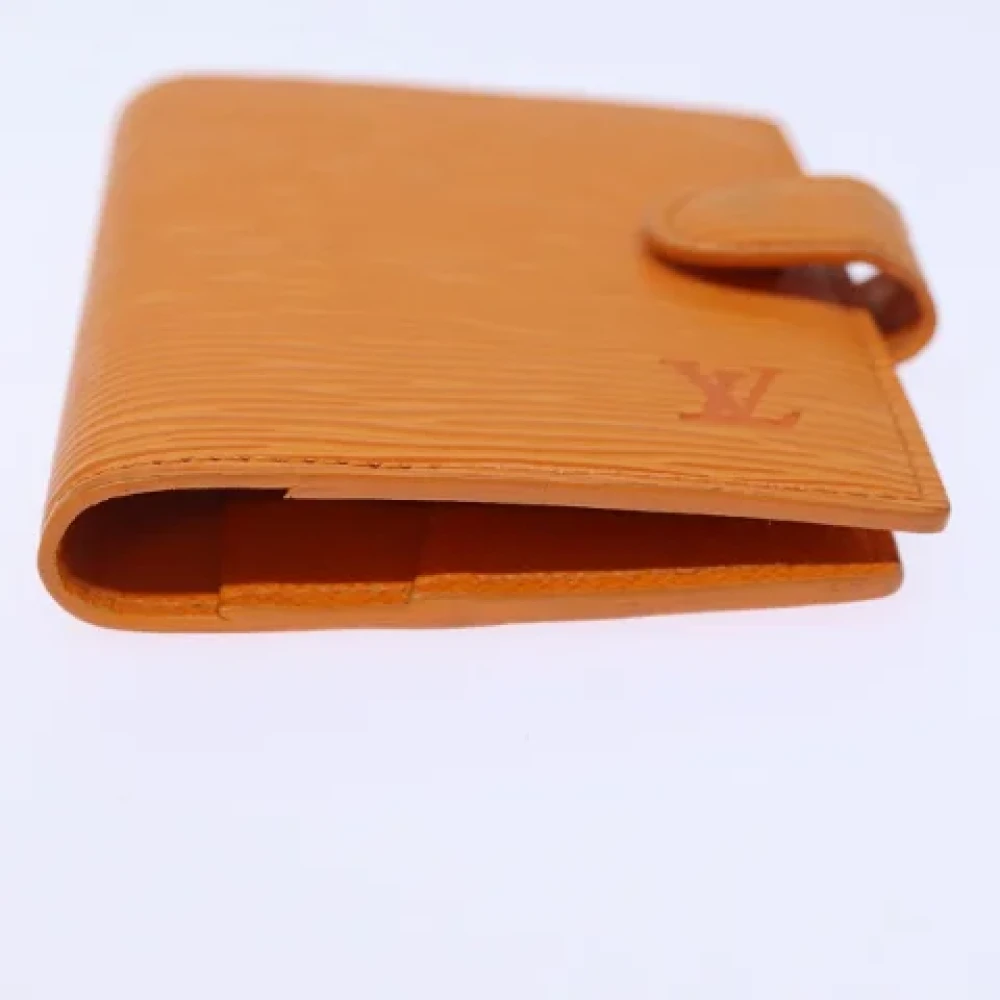 Louis Vuitton Vintage Pre-owned Leather home-office Orange Dames