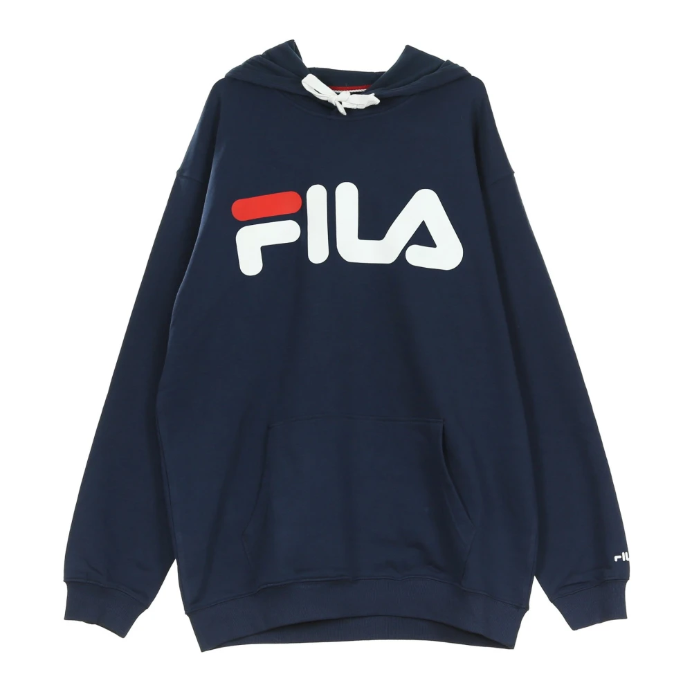 Fila Klassieke Logo Hoody in Zwart Black Heren