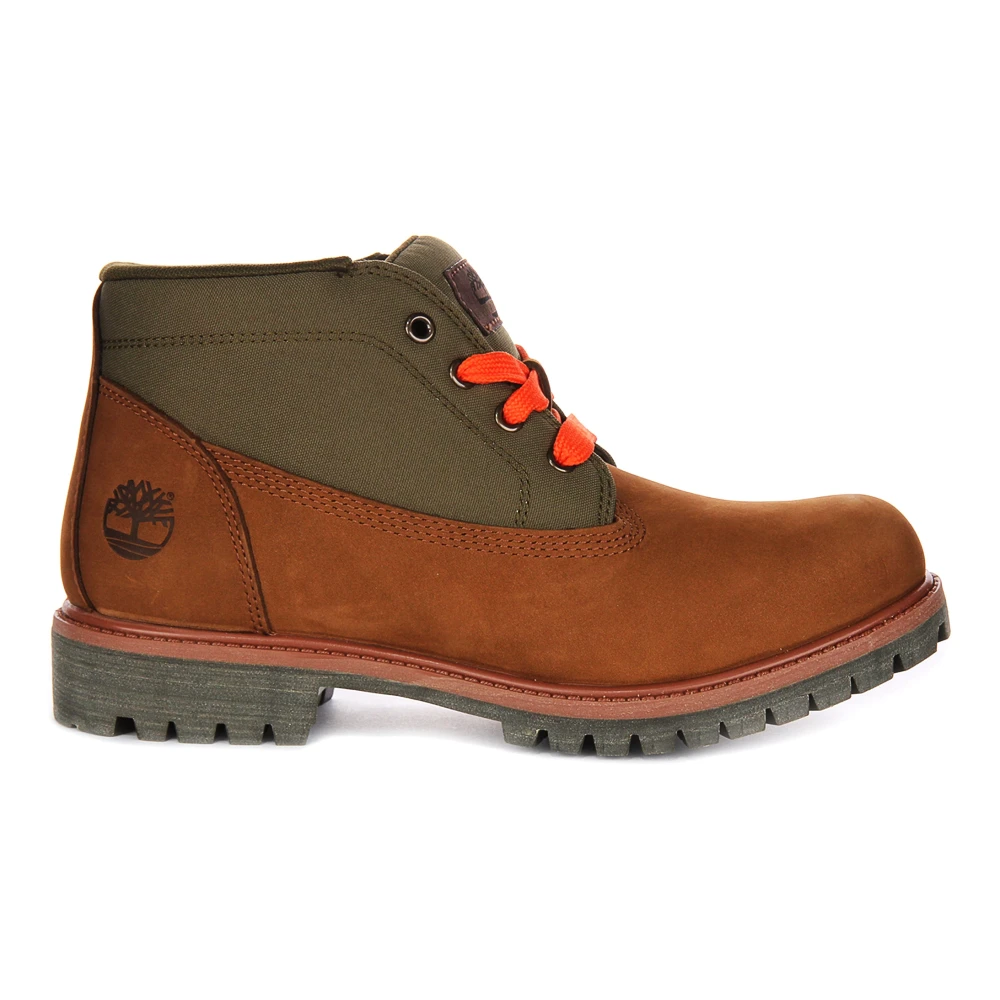 Timberland Men's Brown Lace-Up Boots, 9 Uk, Premium Chukka Boot In Green