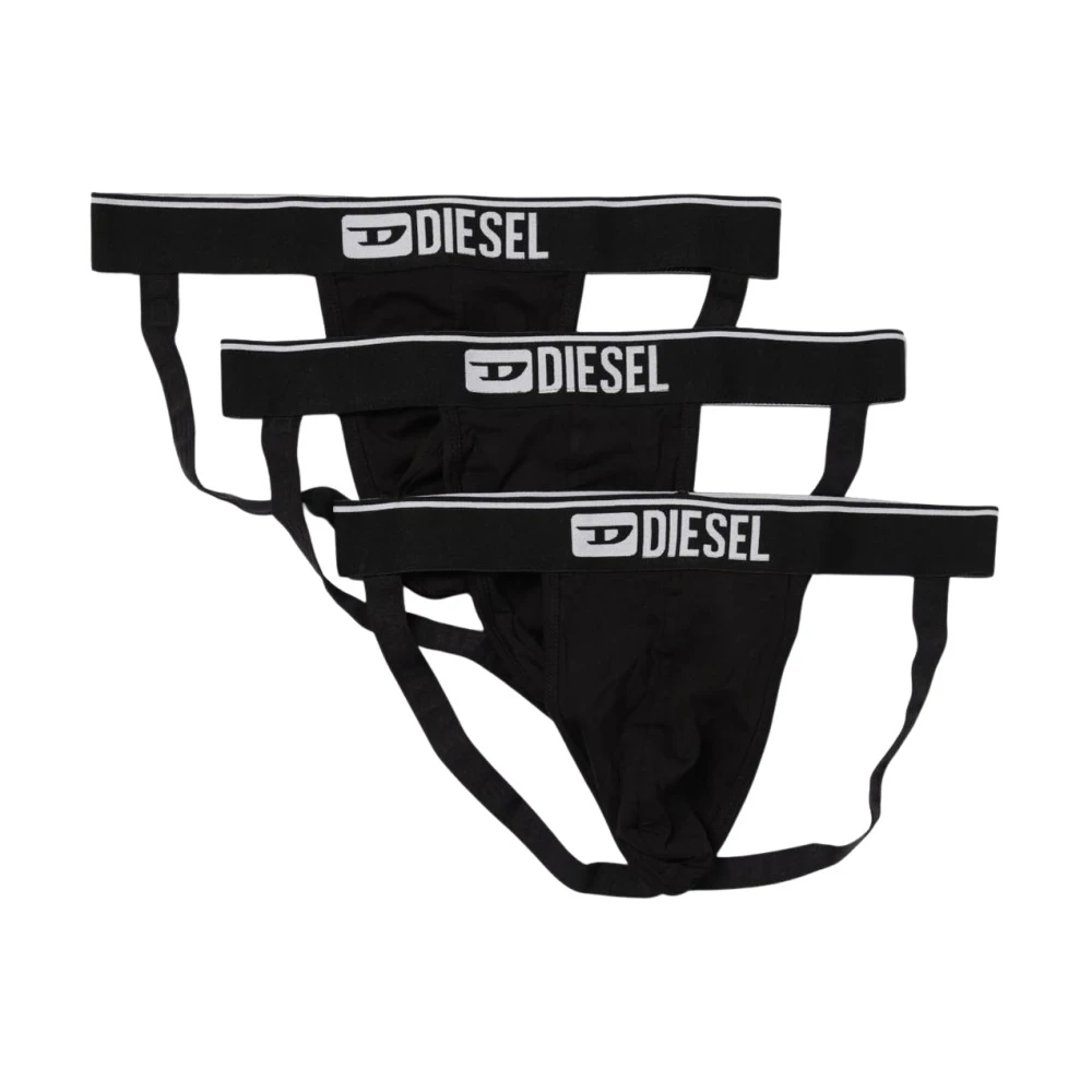 Diesel Men's Black Underpants, Xl, Sleek Comfortable Underwear 3Pack