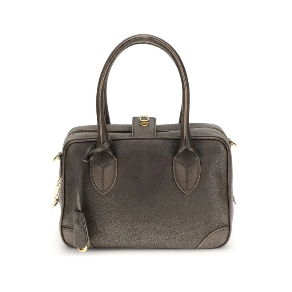 Golden Goose , Handbags, Female, Green, One Size, Vita Treated Leather Body Gold Bag