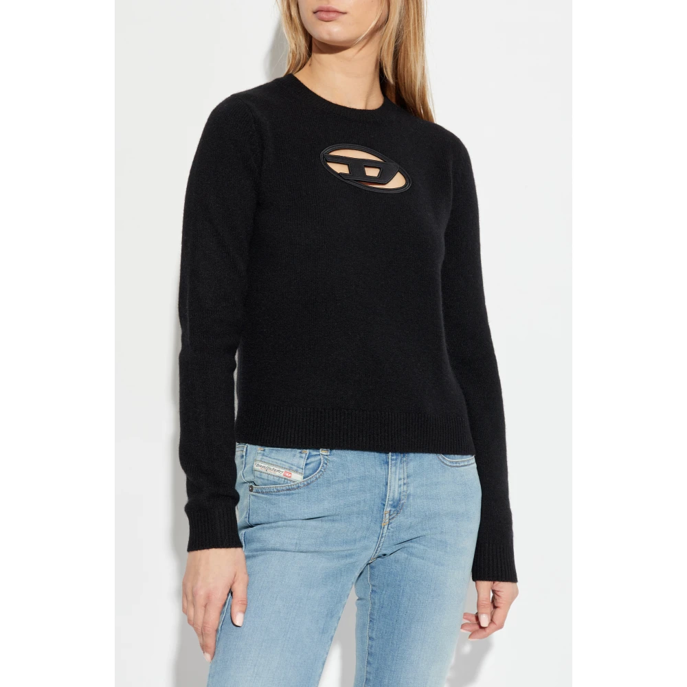 Diesel Trui M-Areesa-Slim Black Dames