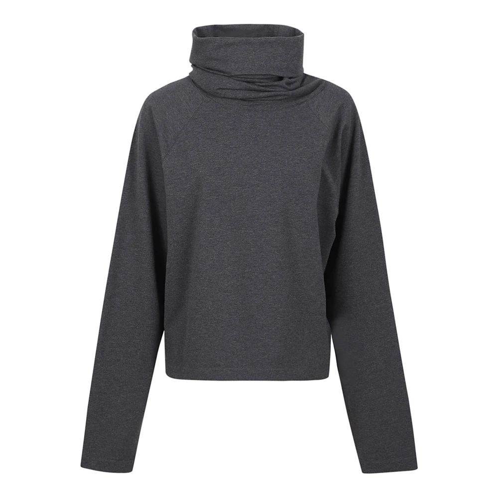 Norma Kamali Grijze Trui met Katoen en Spandex Gray Dames