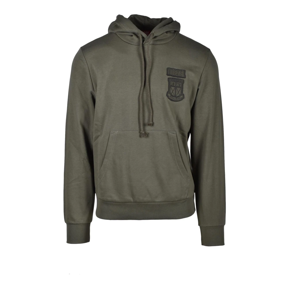 Diesel Katoenmix Sweatshirt Green Heren