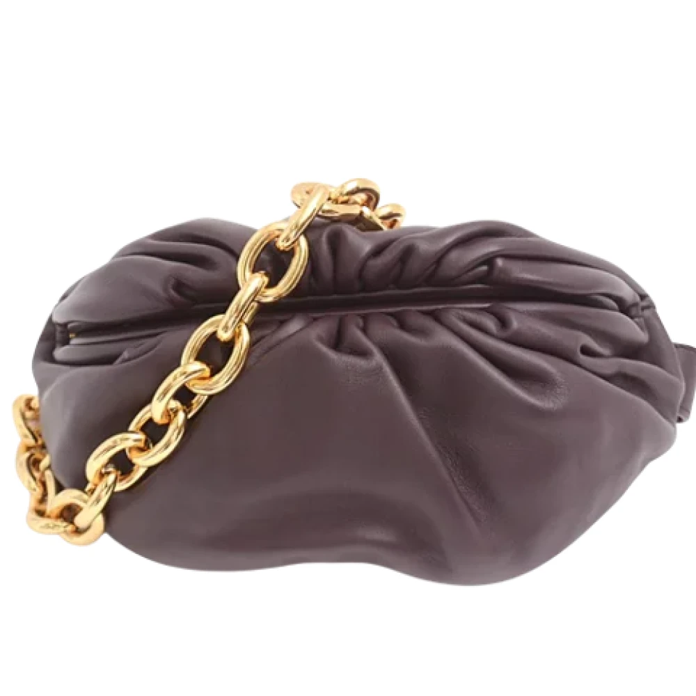 Bottega Veneta Vintage Pre-owned Leather crossbody-bags Brown Dames