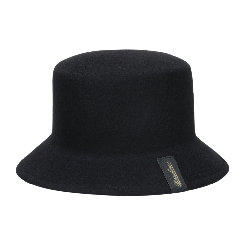 Borsalino Omkeerbare wollen emmerhoed Black Heren
