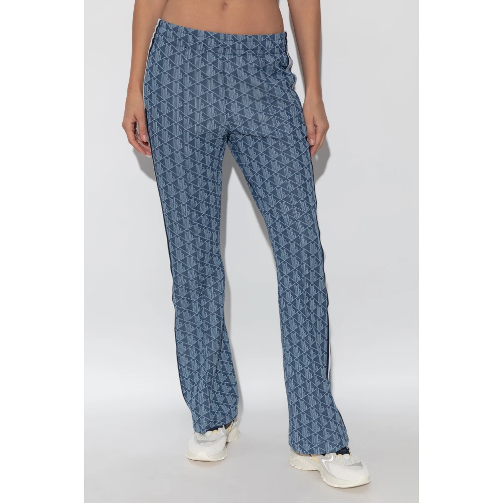 Lacoste Broek met logo Blue Dames