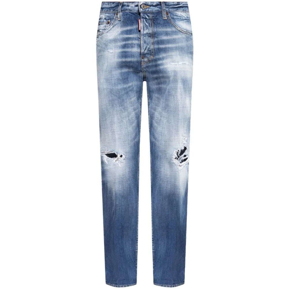 Dsquared2 Blauwe Casual Broek Blue Heren