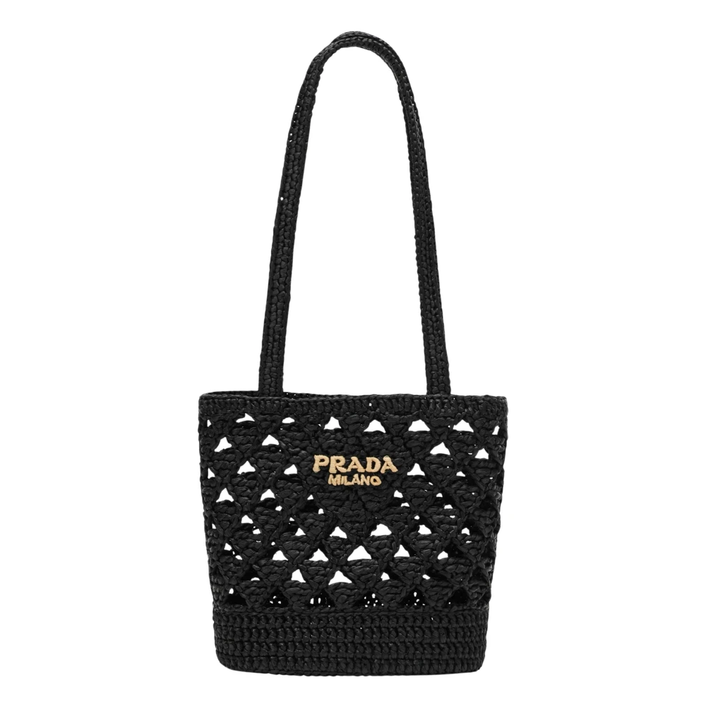 Prada Middelgrote Schoudertas Black Dames