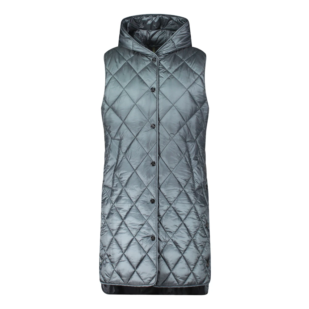 Moderne Hætte Lang Puffer Vest