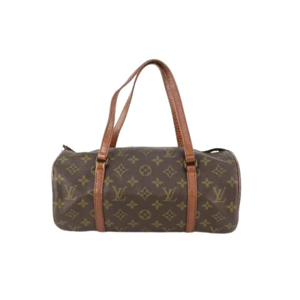 Louis Vuitton Vintage Förhandsägda Canvas LV Väskor, Tillverkade i Frankrike Brown, Dam