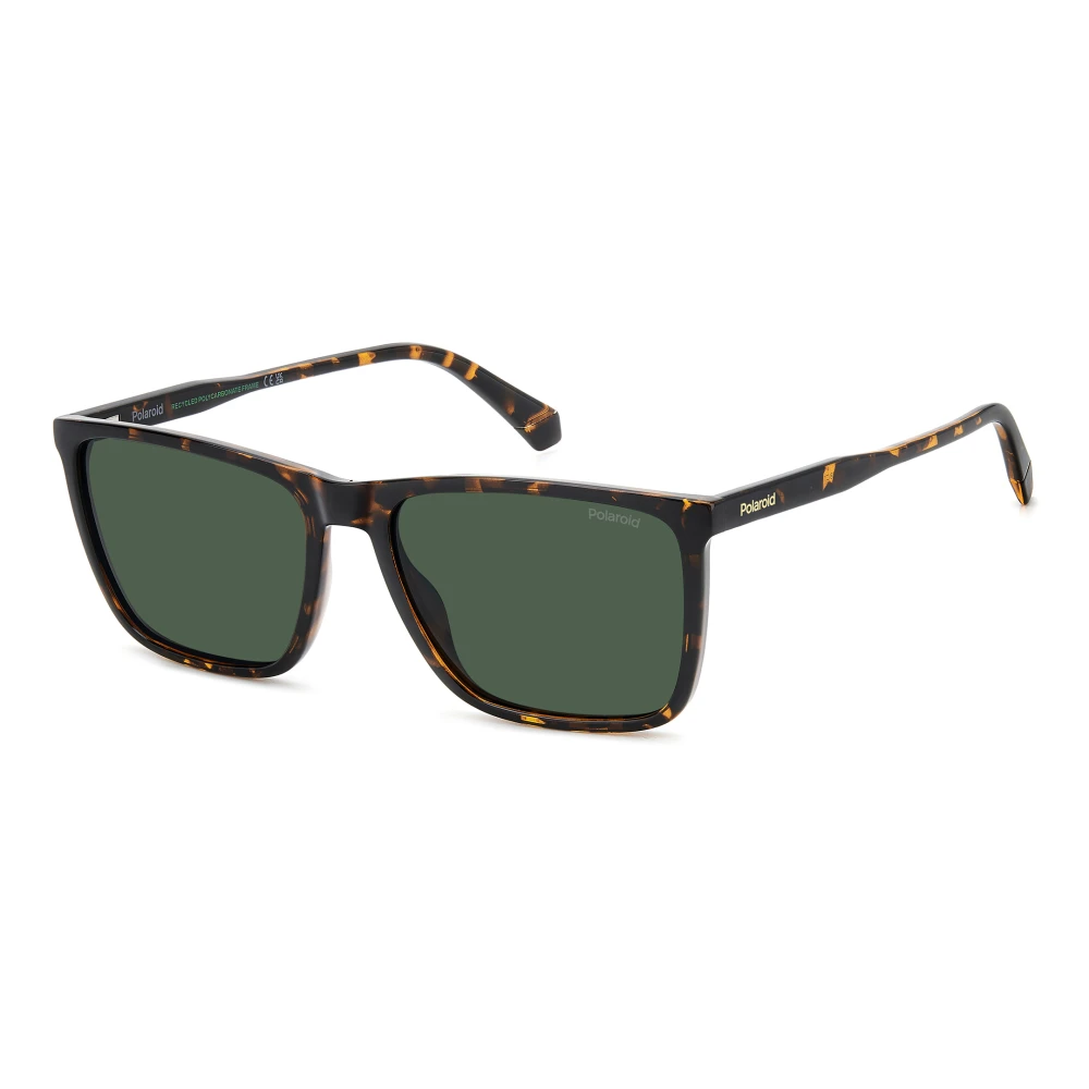 Polaroid Men's Brown Sunglasses, 58 Mm, Havana Green Polarized Sunglasses