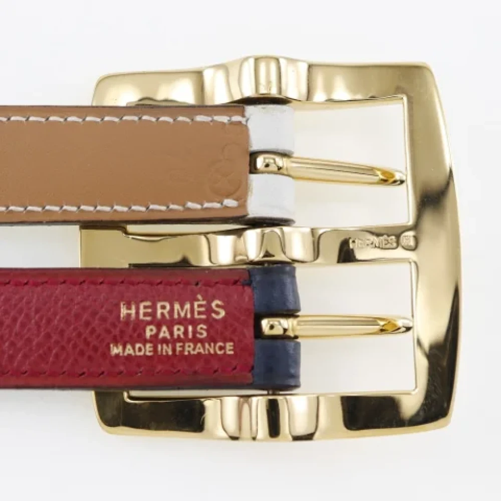 Hermès Vintage Pre-owned Fabric belts White Dames