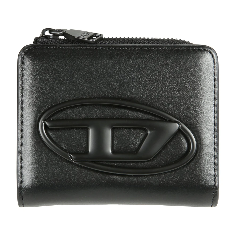Diesel Kaarthouder Ritsportemonnee Black Heren