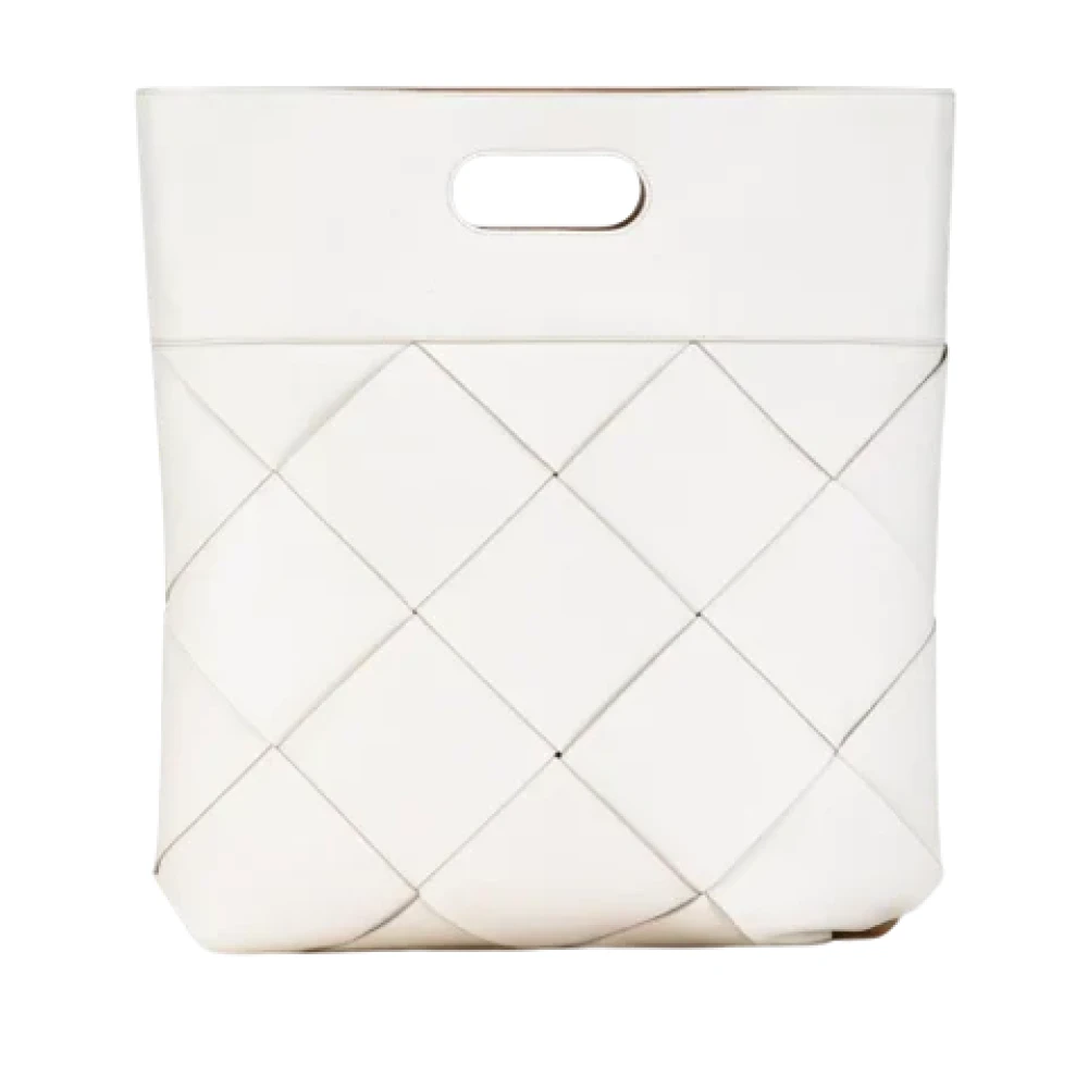 Bottega Veneta Vintage Pre-owned Leather handbags White Dames