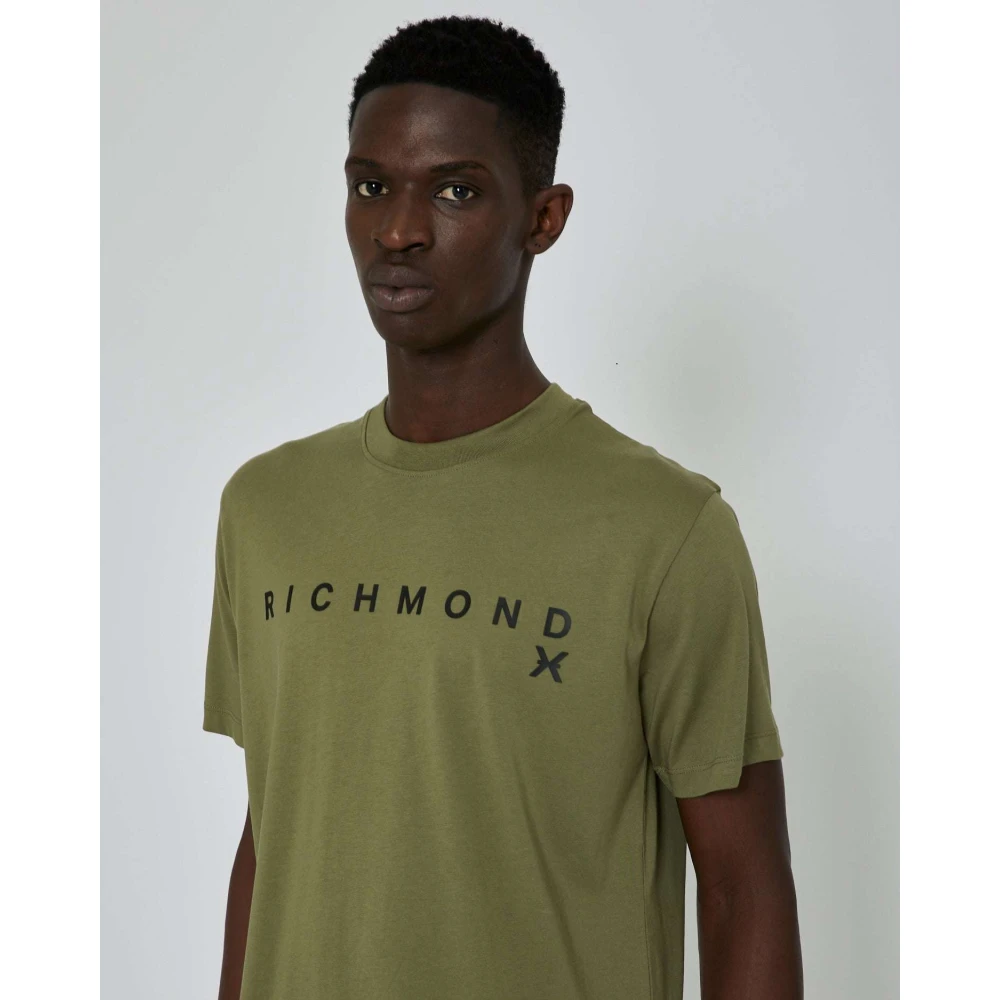 John Richmond T-Shirts Green Heren
