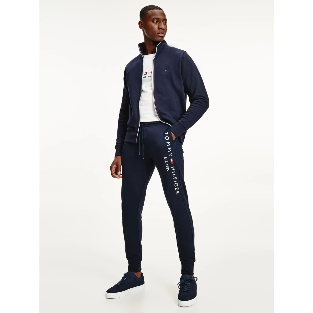 Tommy Hilfiger Basis gemerkte sweatpants Blue Dames