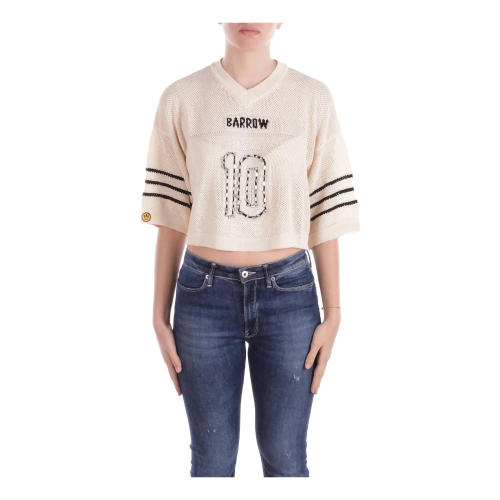 Knitwear > V-neck Knitwear - - Barrow - Modalova