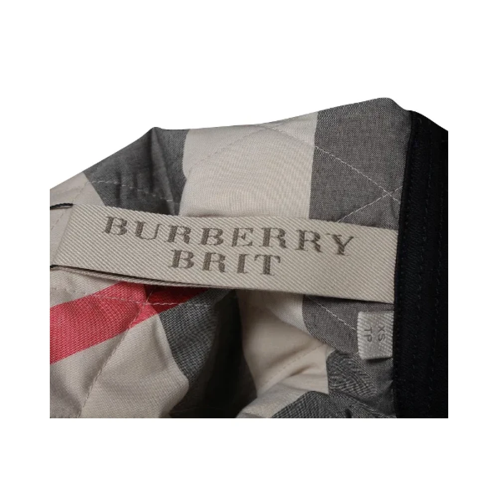 Burberry Vintage Pre-owned Leather outerwear Black Dames
