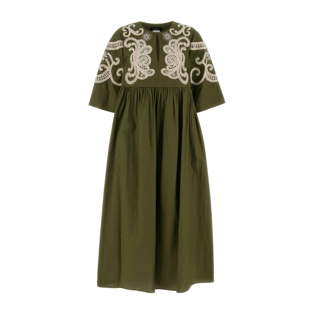Weekend Max Mara Women's Green Midi Dresses, M, Tilde Dress