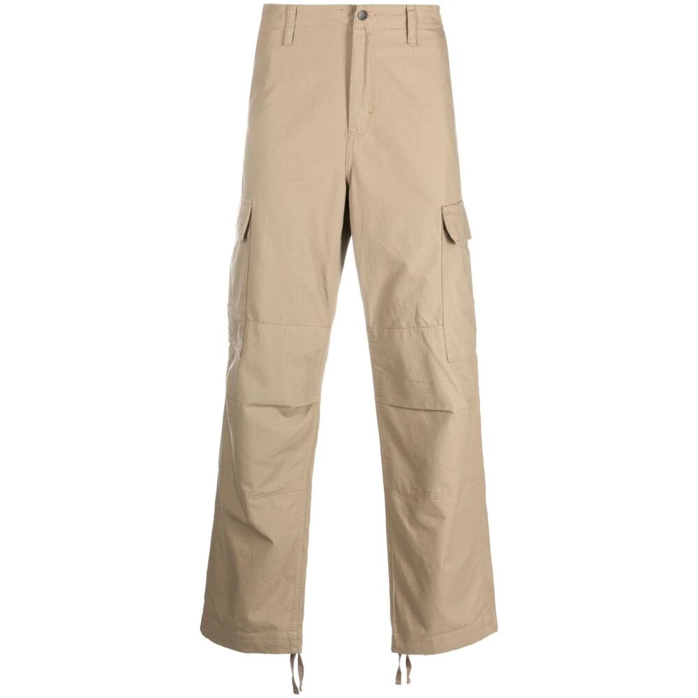 Carhartt WIP Cargo Broek Kameelbruin Katoen Logo Brown Heren