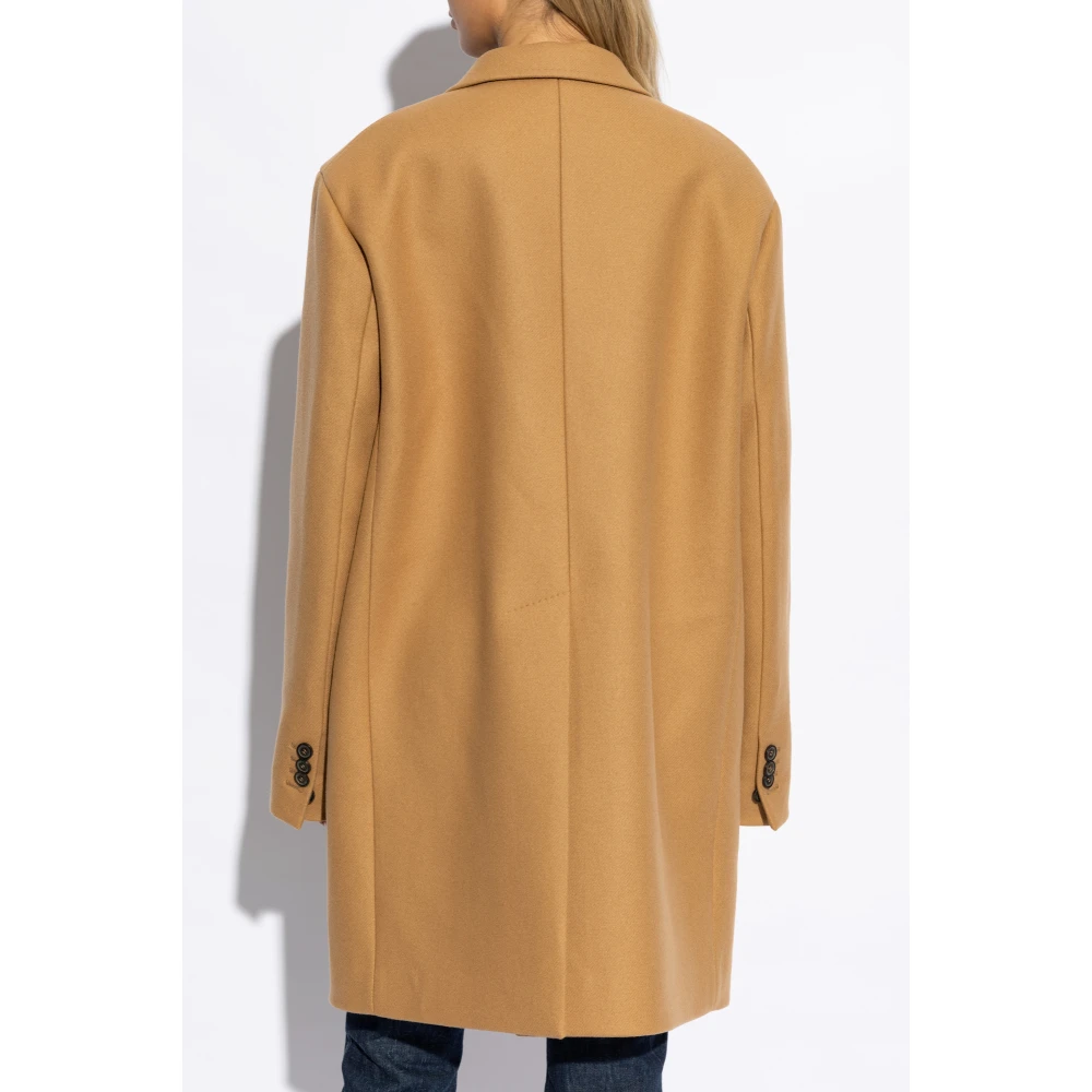 Dsquared2 Wollen jas Beige Dames