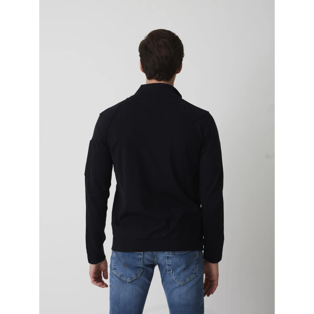 C.P. Company Stijlvolle Cardigan Sweater voor Vrouwen Black Heren