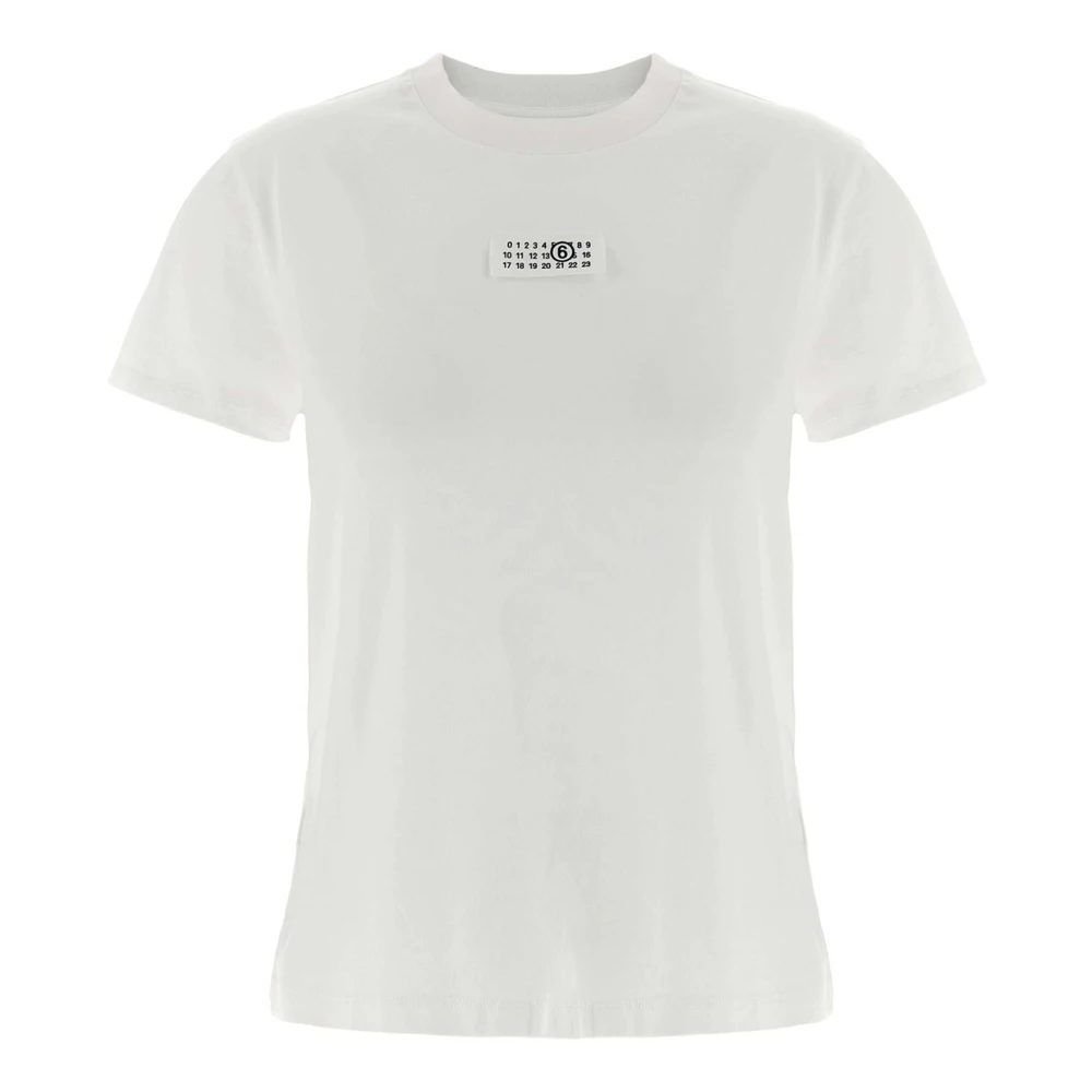 Mm6 Maison Margiela Women's Beige T-Shirts - T-Shirts - M - Tops