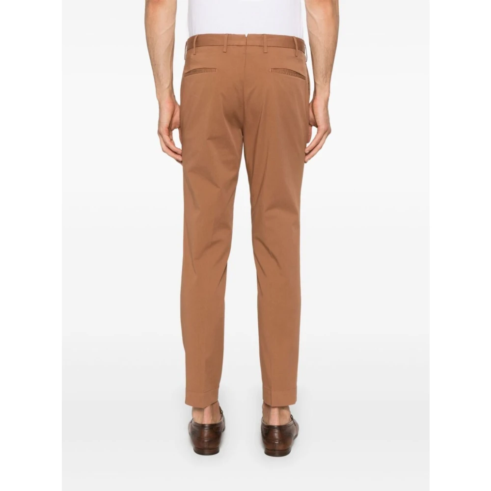 Incotex Casual Katoenen Broek Brown Heren