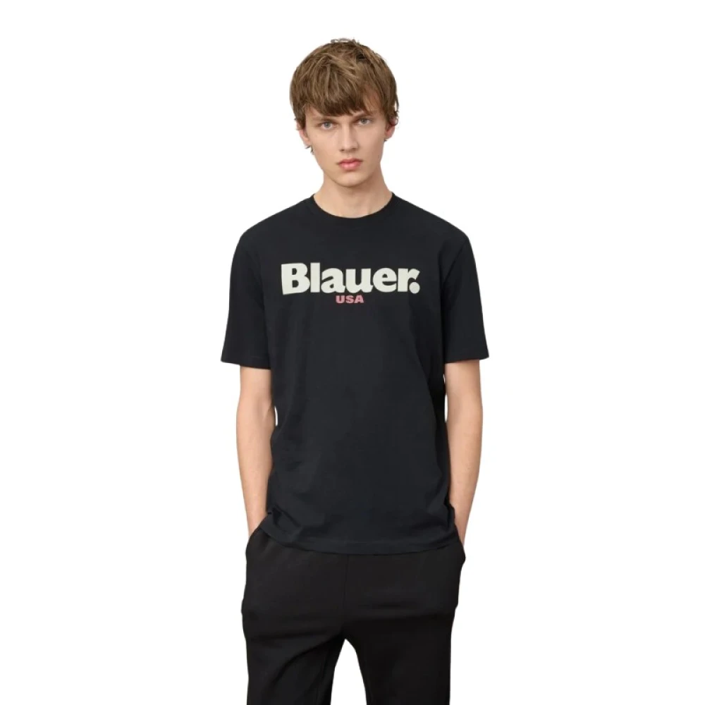 Blauer Herren Schwarz Oberteile, K, Xlgröße: