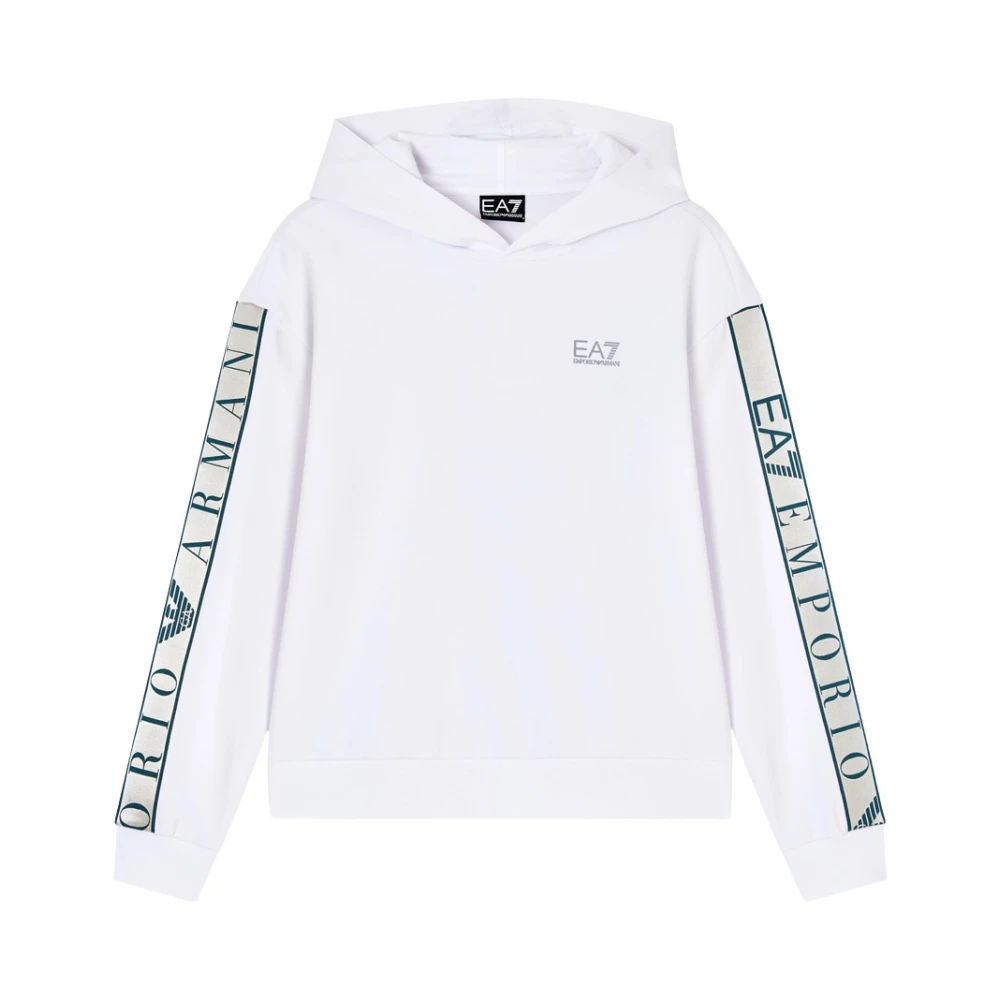 Emporio Armani Ea7 Damen Weiß Sweatshirts & Hoodies, Sgröße: