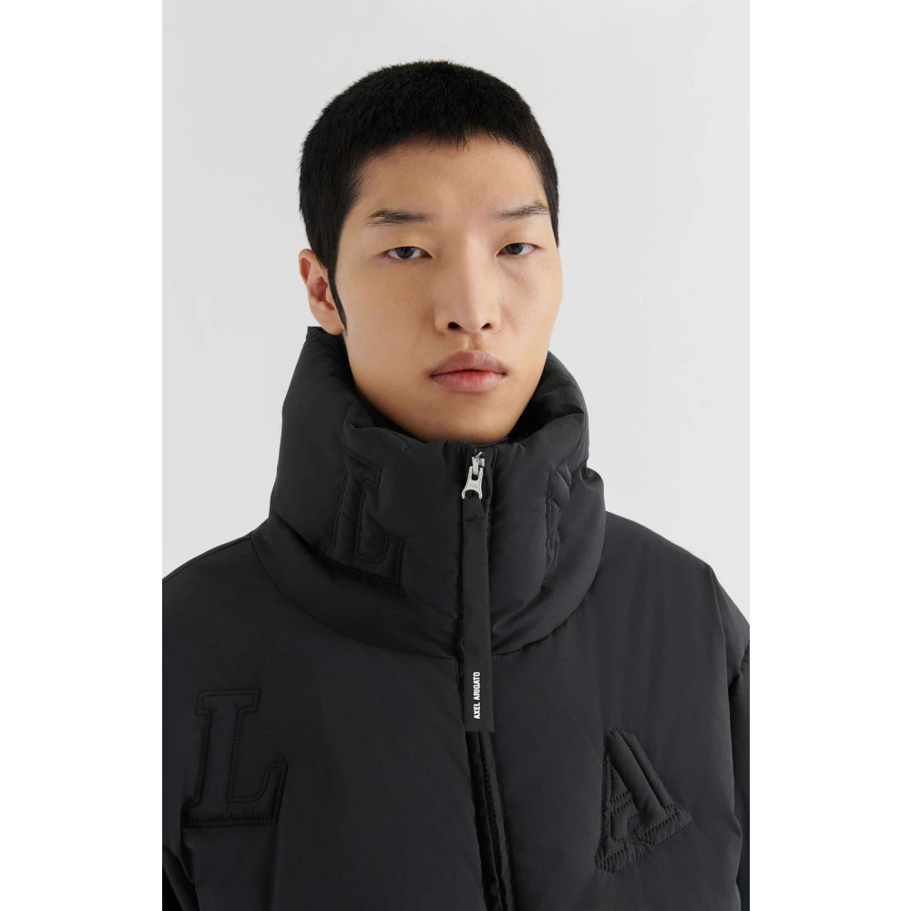 Axel Arigato Monogram Gewatteerde Puffer Jacket Gray Heren
