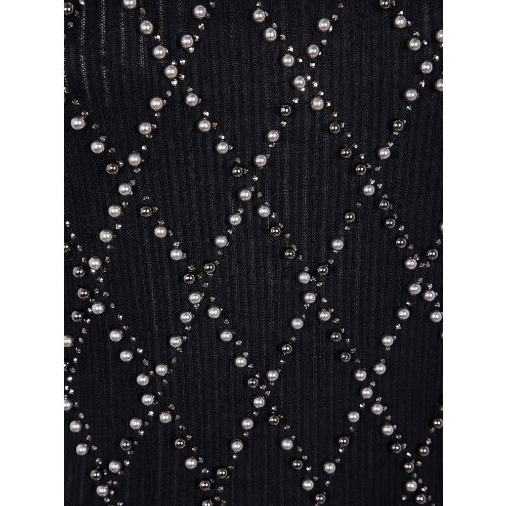 Twinset Zwarte Top voor Vrouwen Black Dames