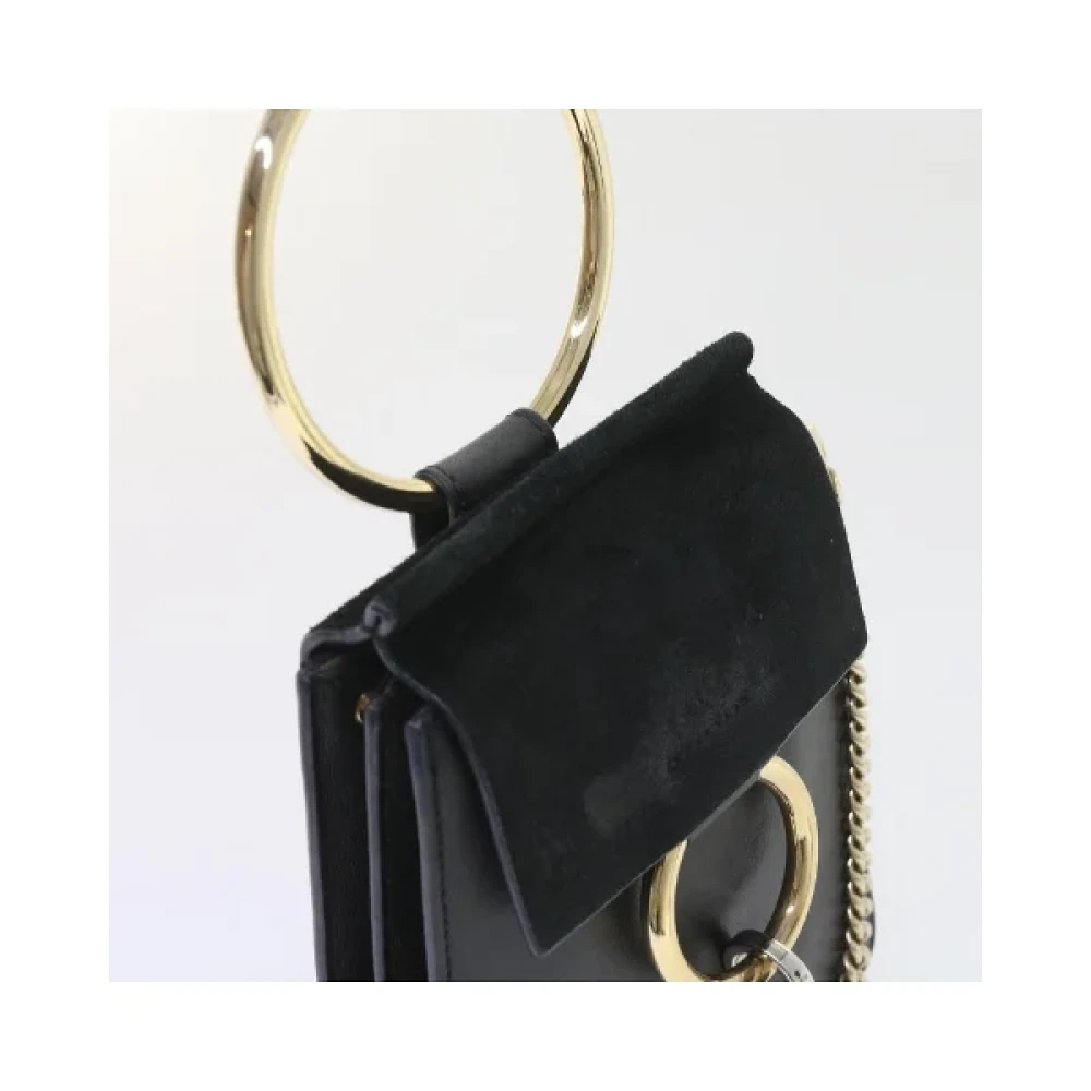 Chloé Pre-owned Suede shoulder-bags Black Dames
