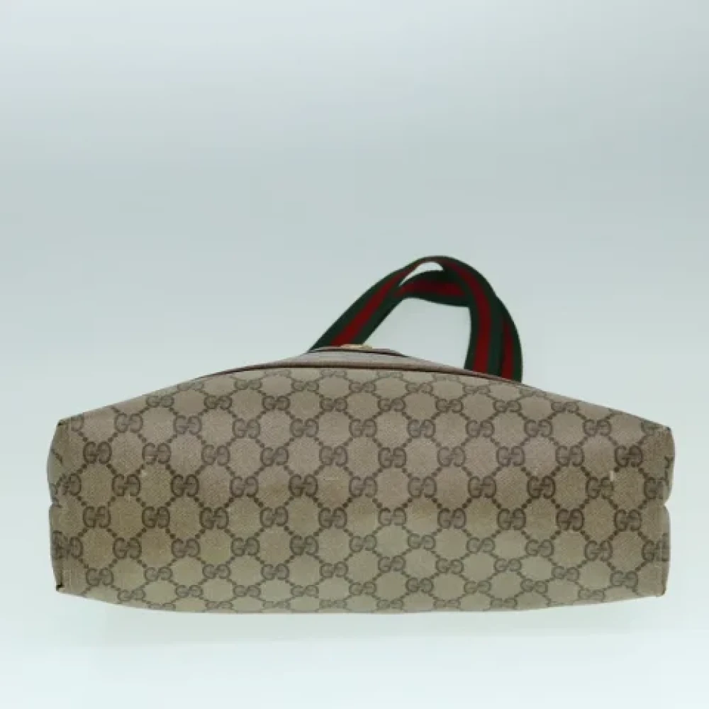 Gucci Vintage Pre-owned Leather gucci-bags Beige Dames