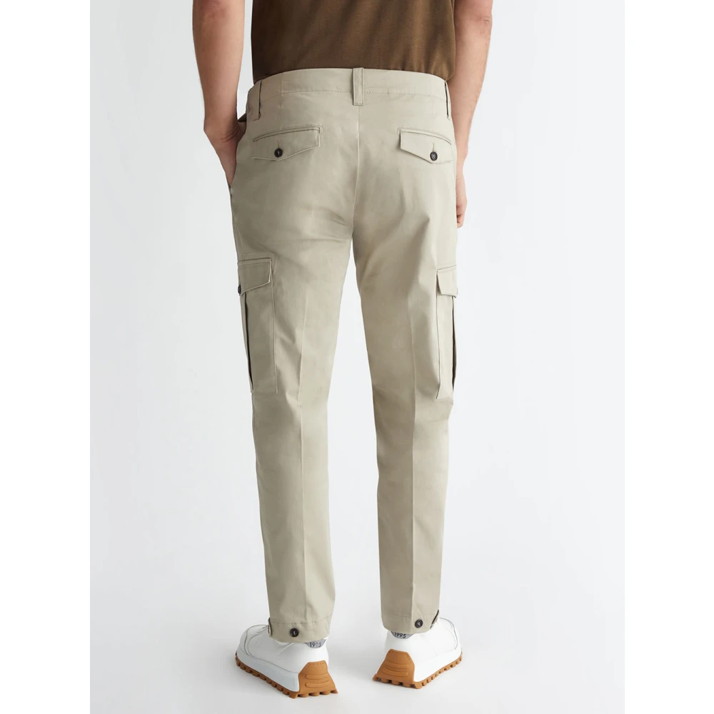 Liu Jo Cargo Broek Beige Parachute Stof Beige Heren