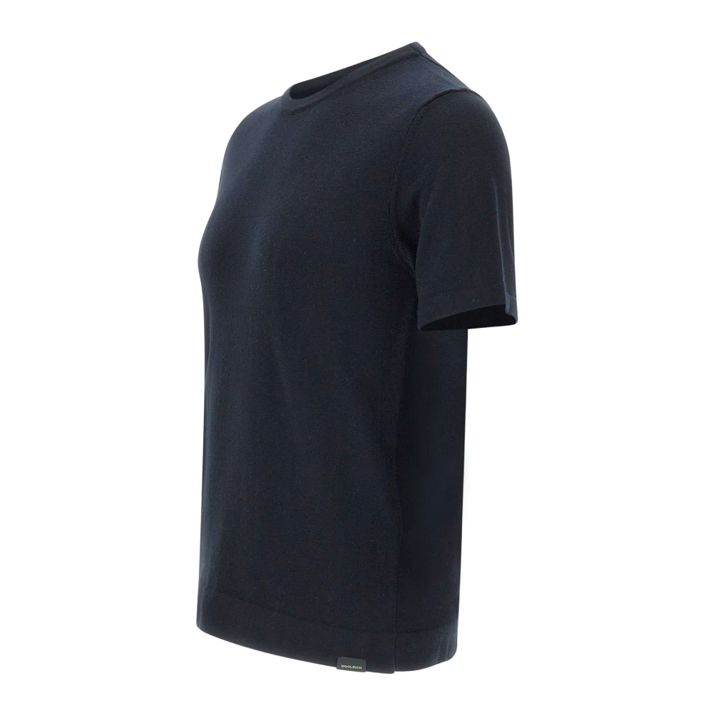 Woolrich Gekamd katoenen T-shirt en Polo Blue Heren