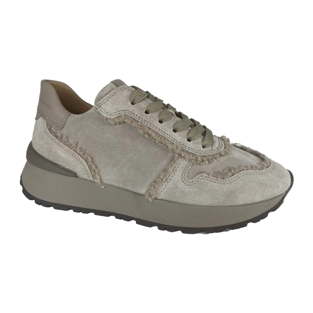 Gabor Stijlvolle Sneaker Schoenen Dames Schoenen Grijs