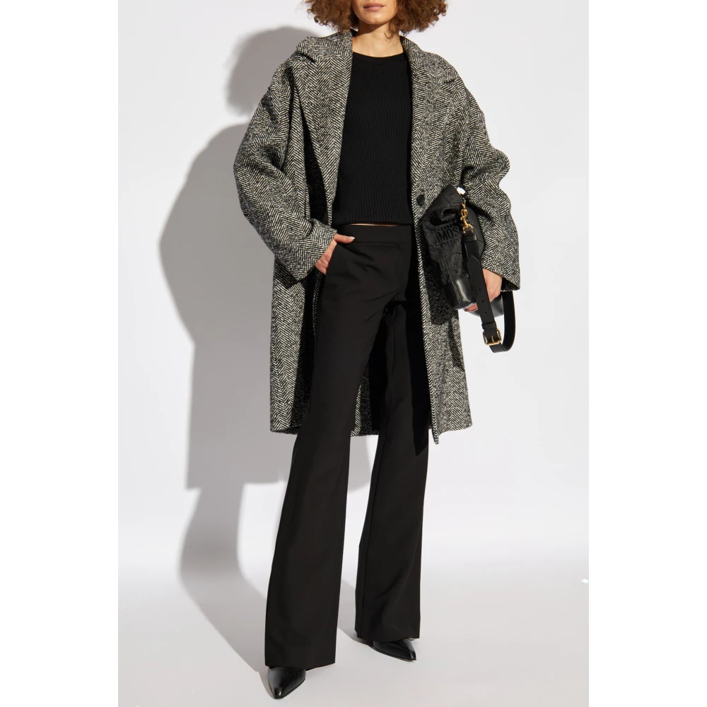 Moschino Trui met teddybeer motief Black Dames