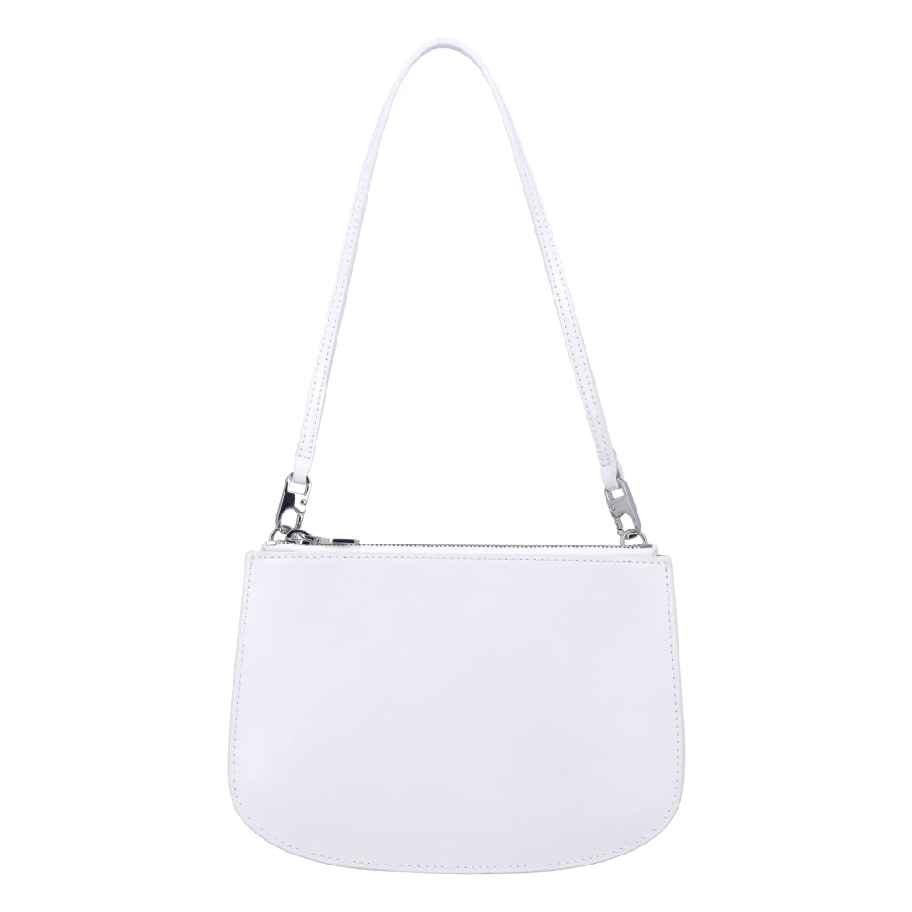 Diesel Witte Handtas met Oval D Logo White Dames