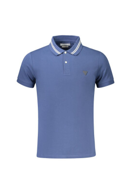 polo-en-coton-bleu-avec-details-contrastants