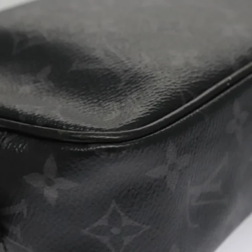Louis Vuitton Vintage Pre-owned Canvas clutches Black Dames