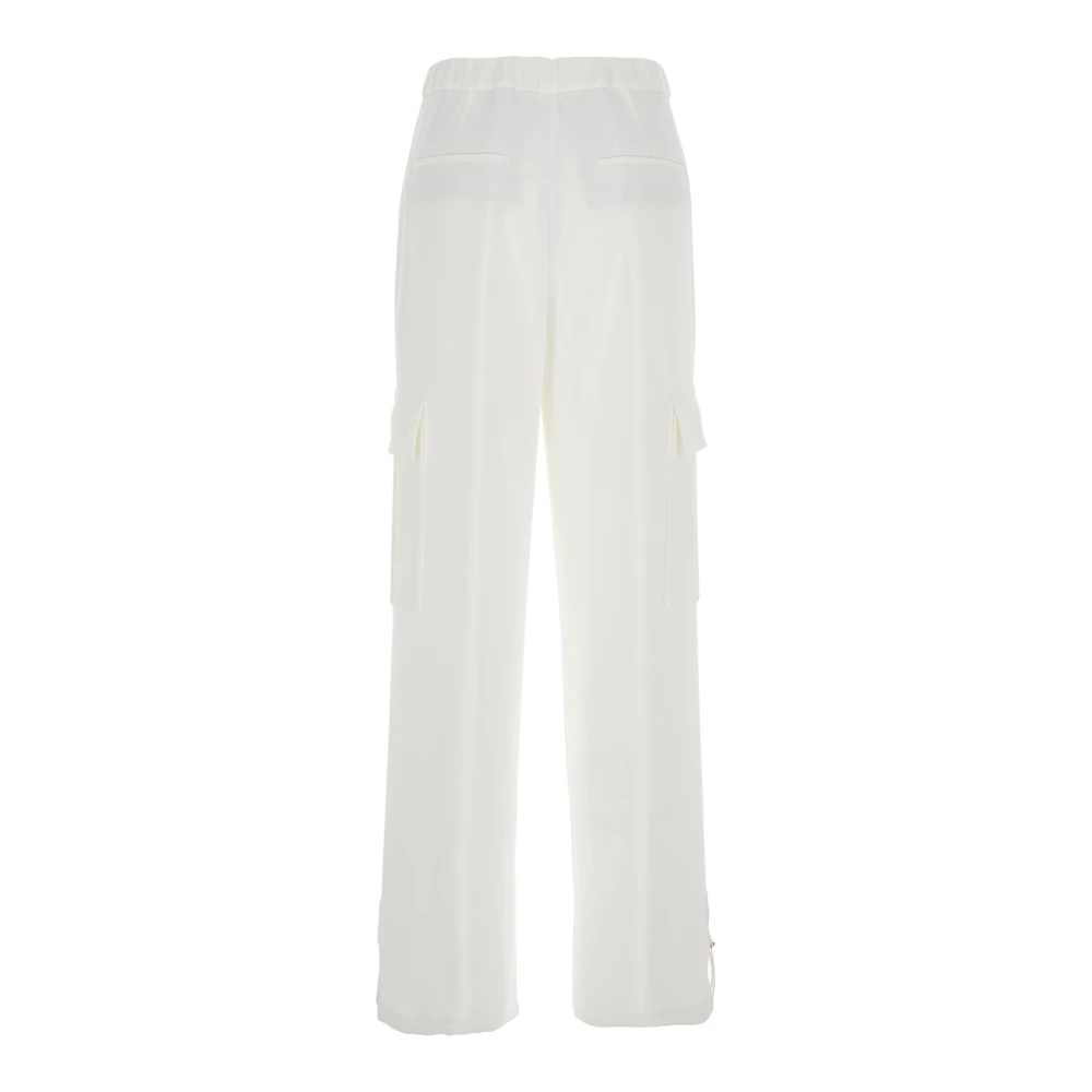 Eleventy Combat Witte Broek met Dubbele Pence White Dames