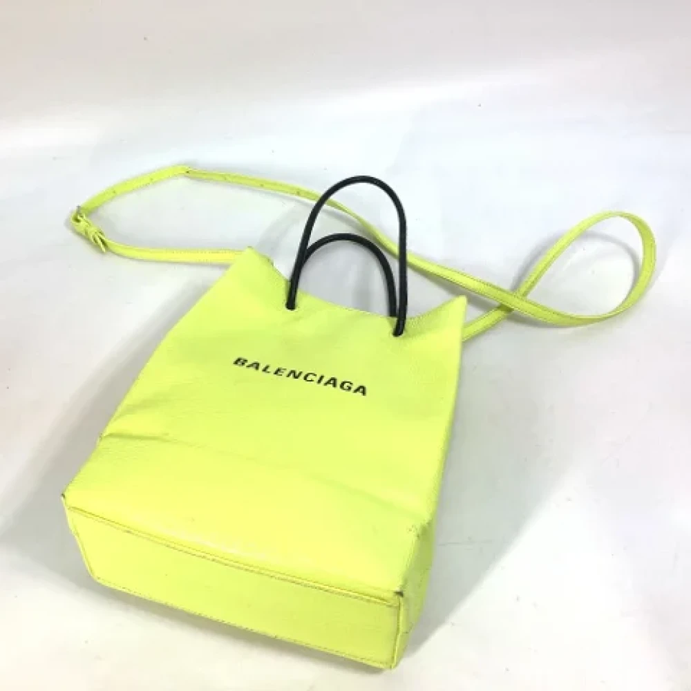 Balenciaga Vintage Pre-owned Leather balenciaga-bags Yellow Dames