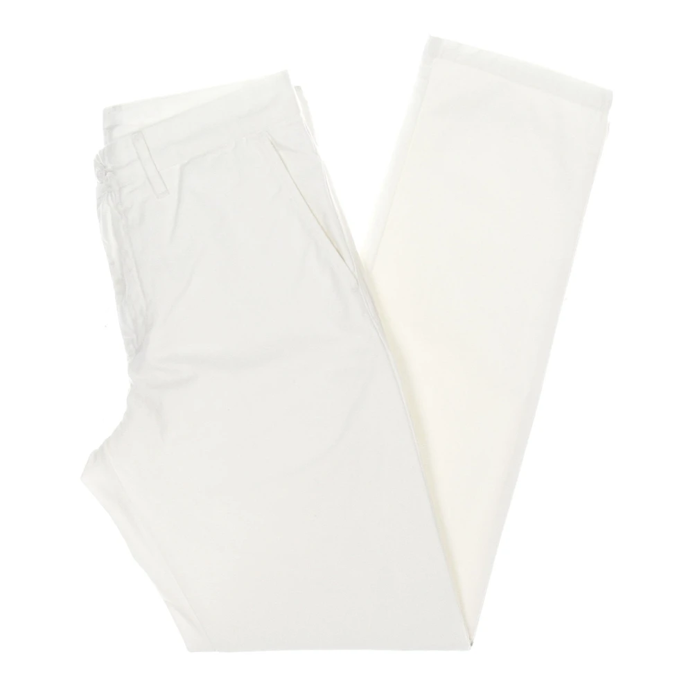 Carhartt WIP Natuurlijke katoenen chino broek White Heren