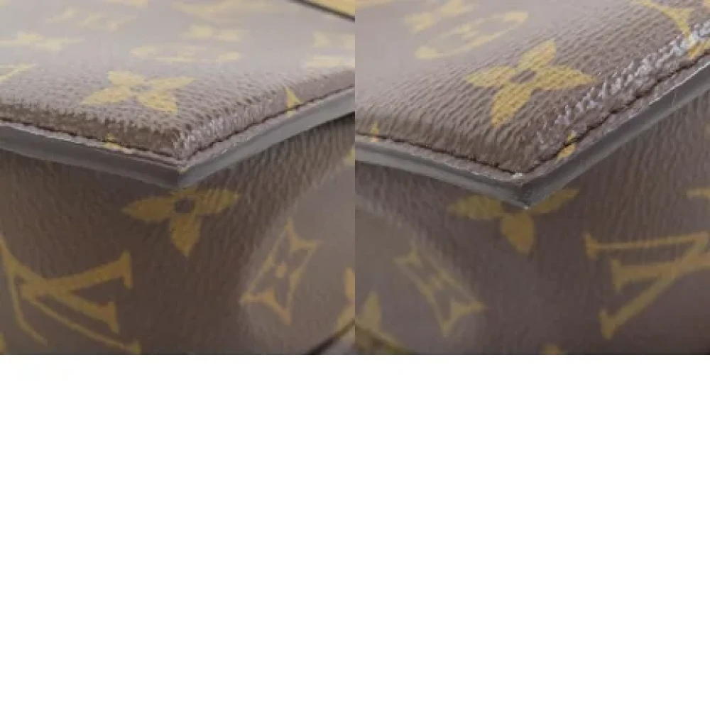 Louis Vuitton Vintage Pre-owned Canvas handbags Brown Dames