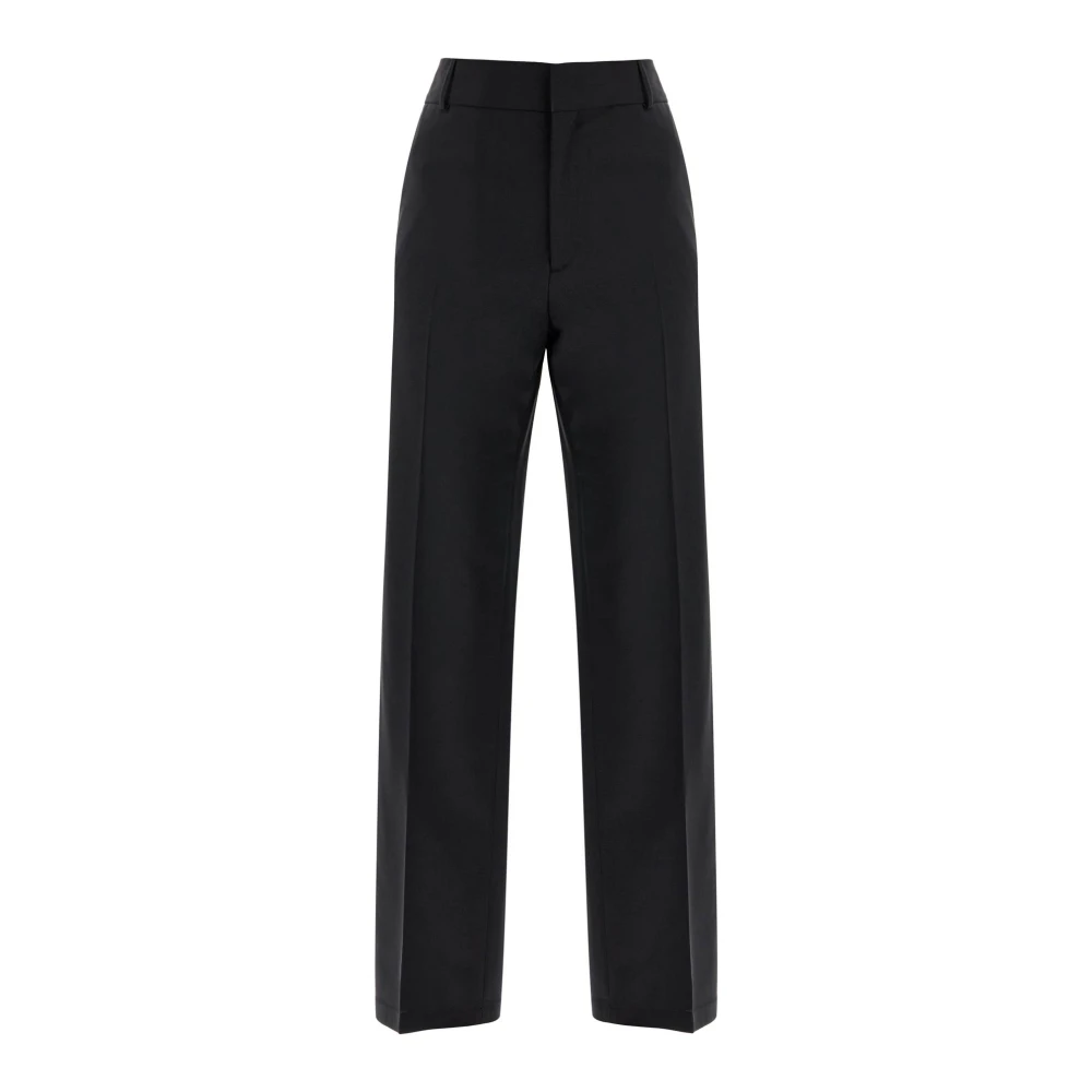 Filippa K Elegante Wollen Broek Regular Fit Black Dames