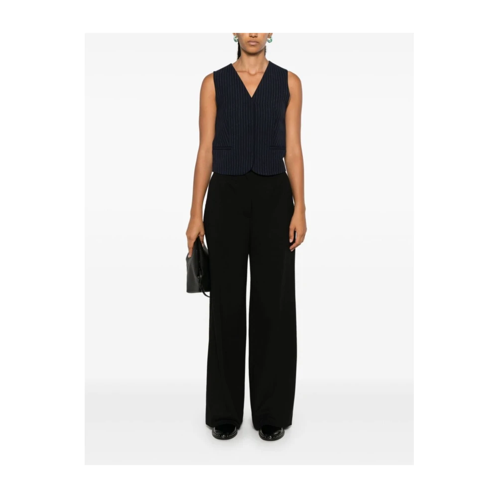 Calvin Klein Blauwe Gebreide Damesmode Aw24 Blue Dames